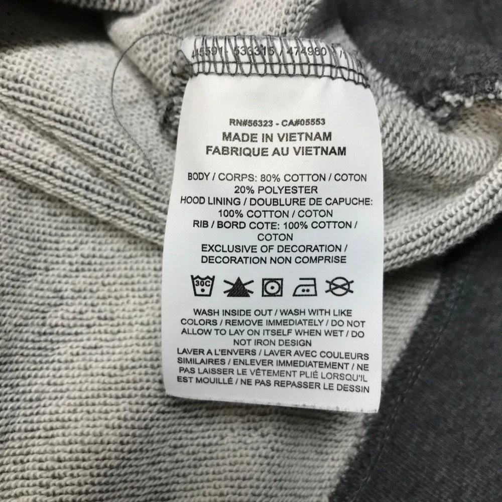 Nike Hoodie Womens Plus Size 1X Gray Pullover Hooded Cotton Blend Gym Run Casual